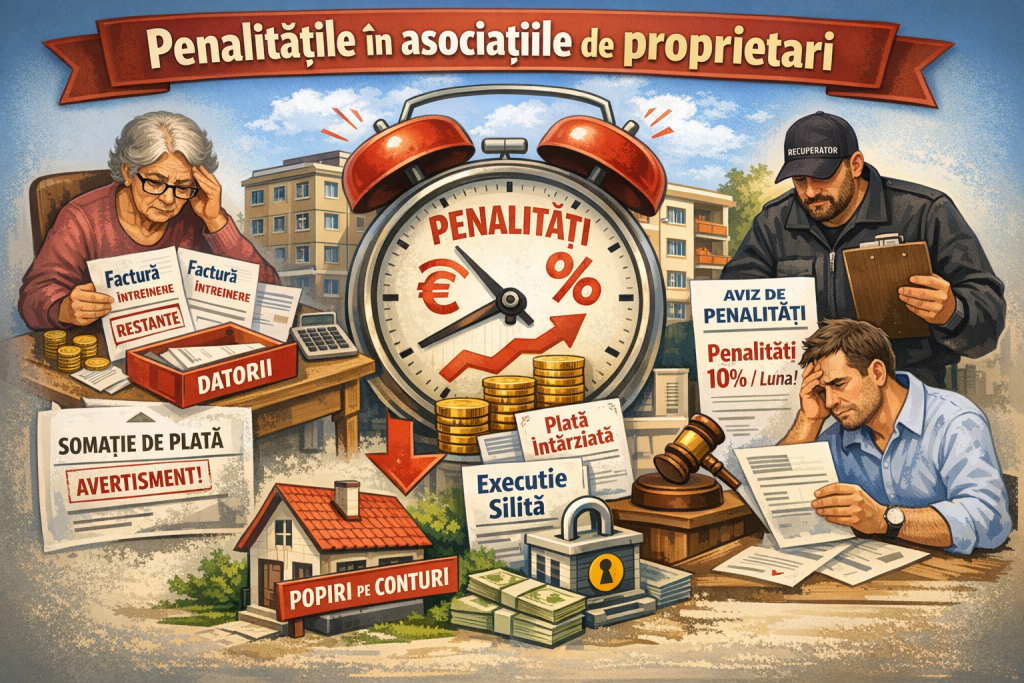Penalitățile în asociațiile de proprietari